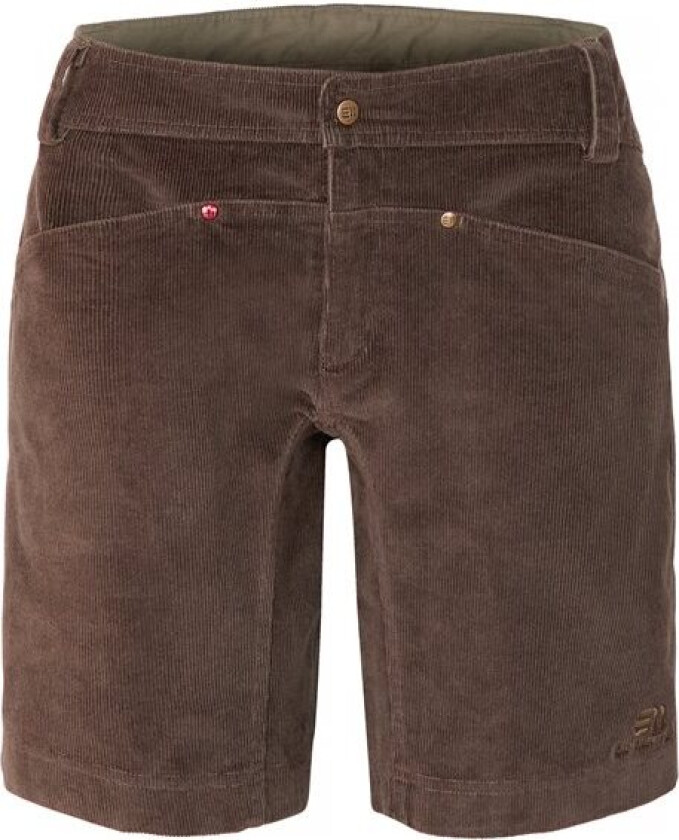 Women's Après Cord Shorts Shiitake Brown M, Shiitake Brown