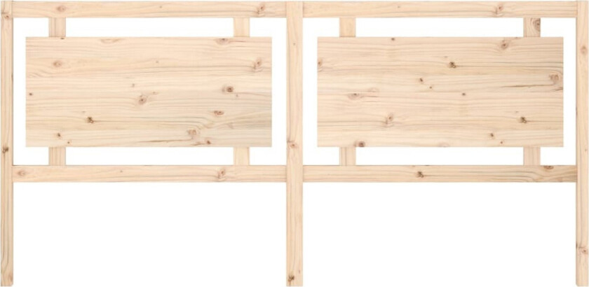 Sengegavl 205,5x4x100 cm heltre furu