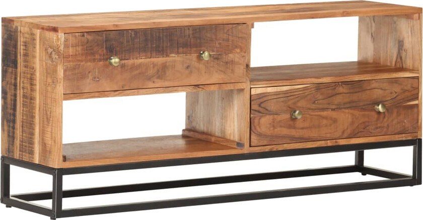 TV-benk 120x30x50 cm grovt akasietre