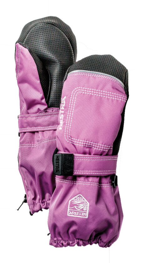 Baby zip long, votter barn Cerise