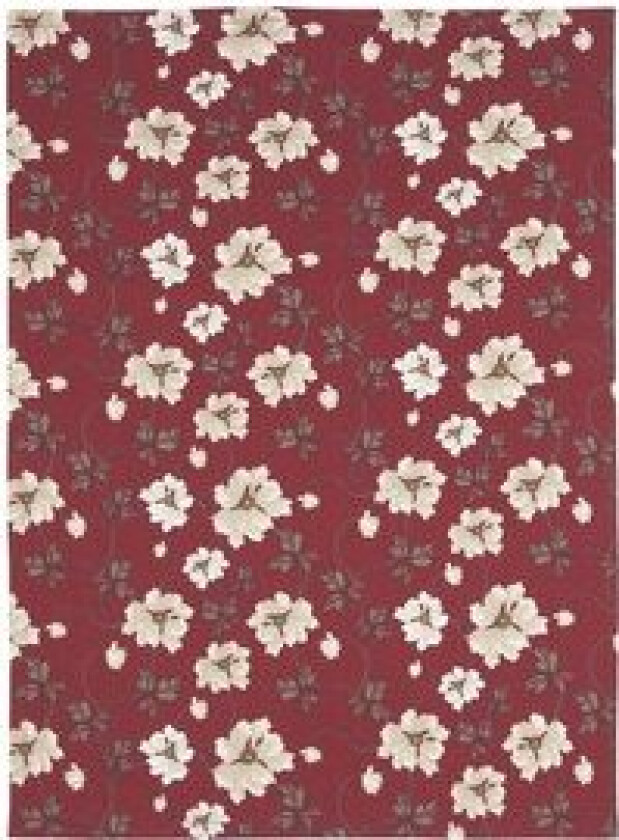 Kjøkkenhåndkle Nora med trykt blomstrete julemotiv