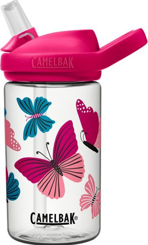 Camelbak Eddy+ Kids Drikkeflaske, Colorblock Butterflies, 0,4 L