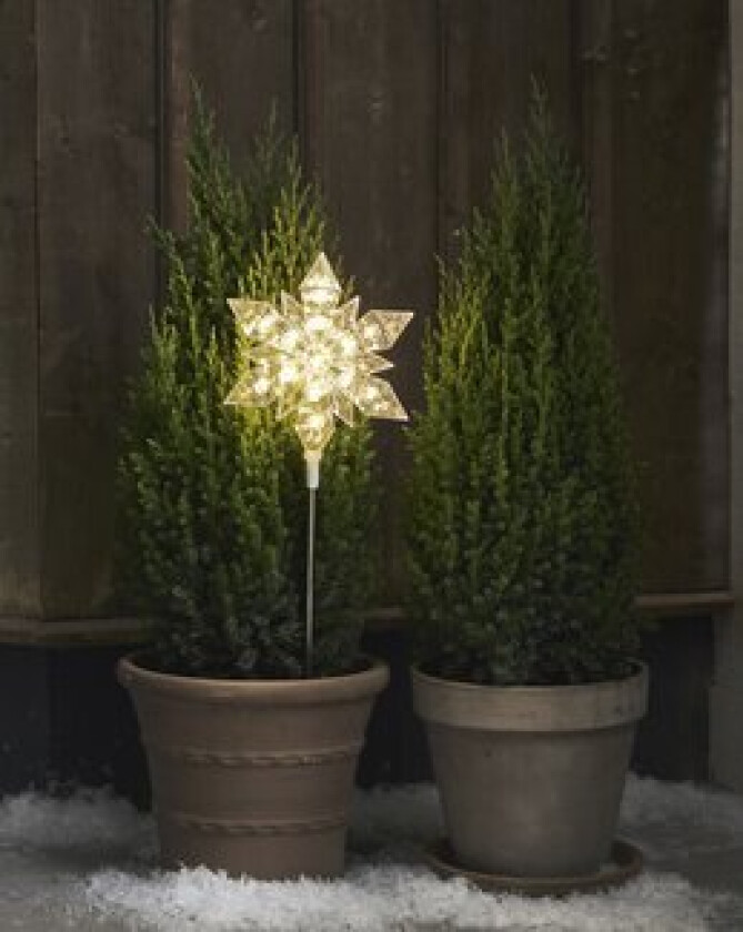 Utendørsdekorasjon Flocke snøfnugg