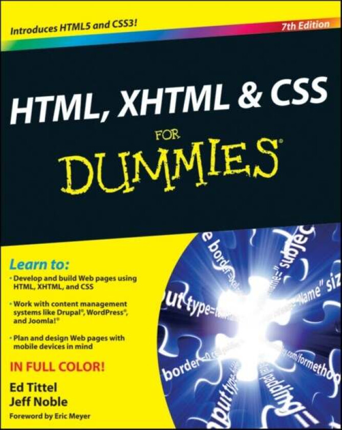 HTML, XHTML and CSS For Dummies av Ed (Austin Texas) Tittel, Jeff Noble