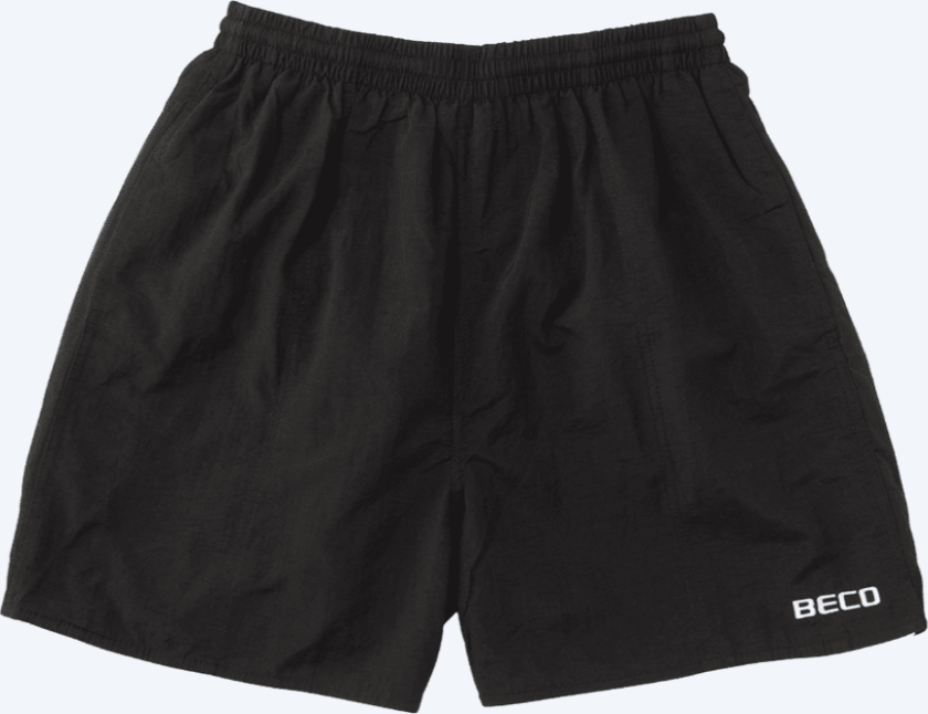 badeshorts til gutter - Svart