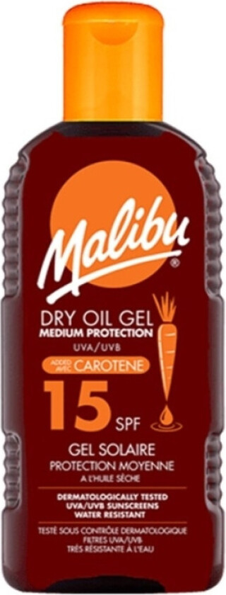 Dry Oil Gel With Carotene SPF 15 200 ml