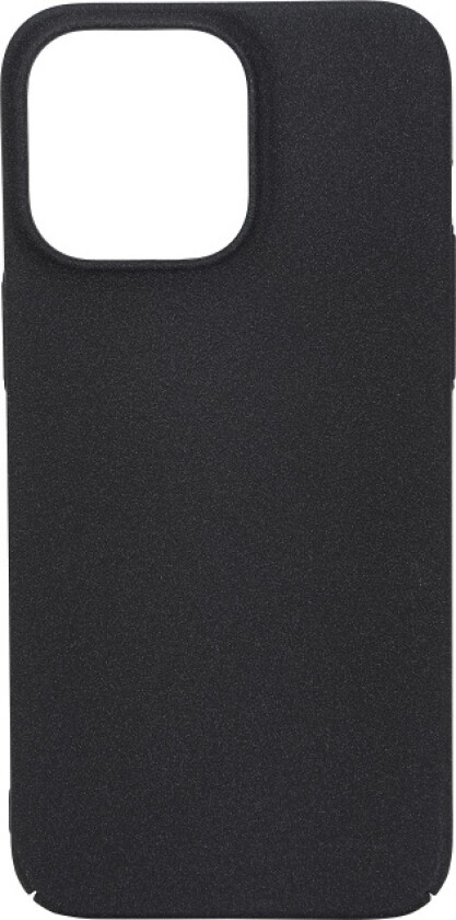 Essentials iPhone 15 Pro Max sand bursted back cover, black/grey