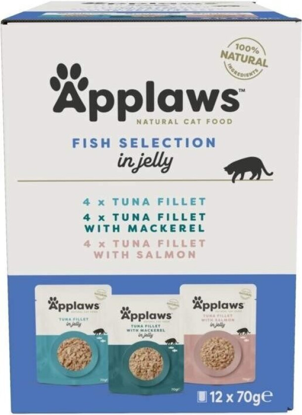 Applaws Cat Fisk i gele 12x70 g