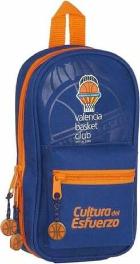 Penal Ryggsekk Valencia Basket M747 Blå Oransje 12 x 23 x 5 cm (33 deler)
