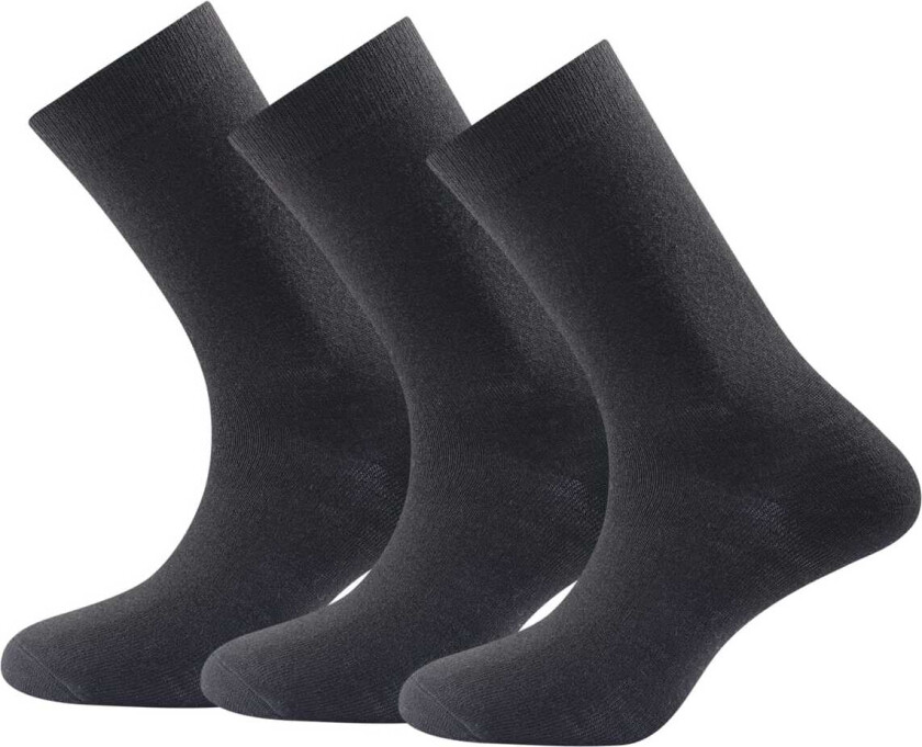 Daily Merino Medium Sock 3-Pack Herre A/Black 36-40