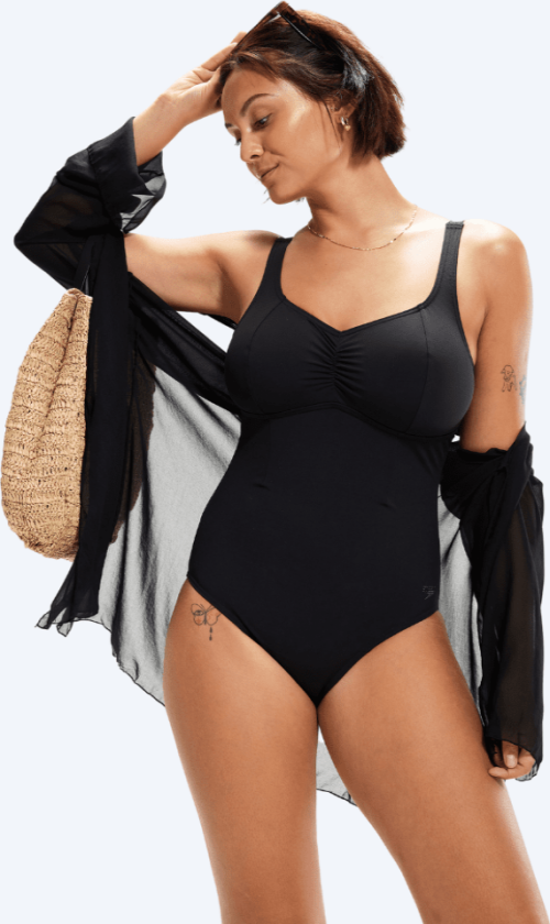 badedrakt til damer - Shaping AquaNite - svart