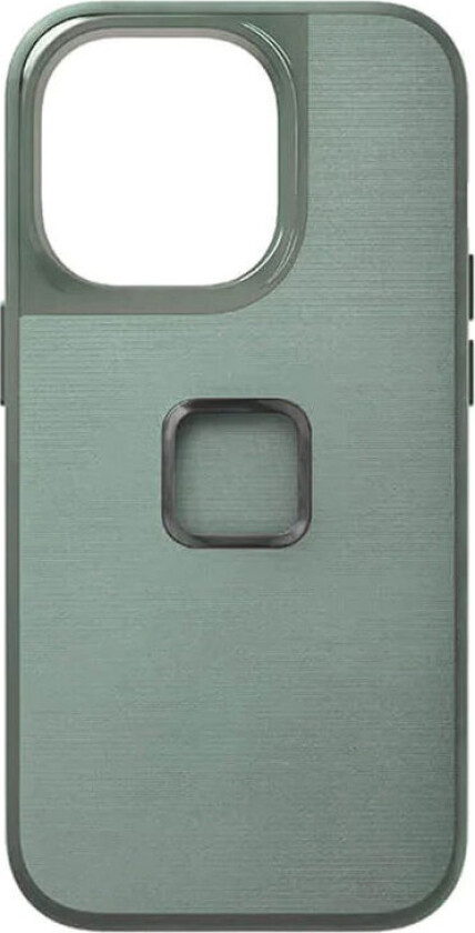iPhone 14 Pro Stoffdeksel med SlimLink Brakett - MagSafe Kompatibel - Sage