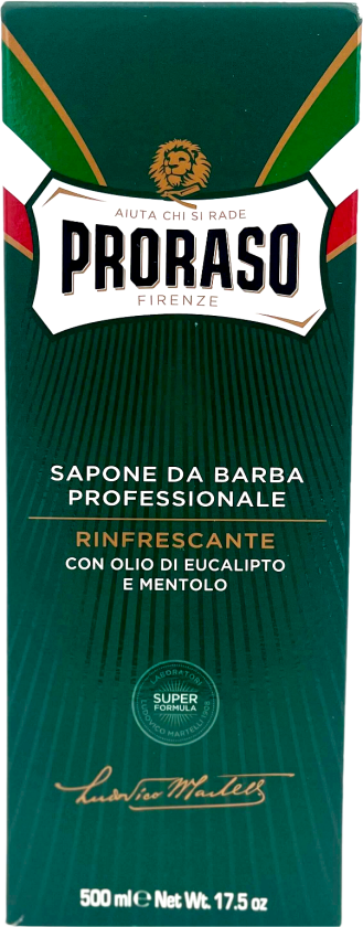 Barberkrem Proraso Mentol Eucalyptus 500 ml