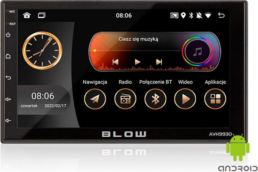 BLOW AVH-9930 2DIN 7 tommer GPS bilradio