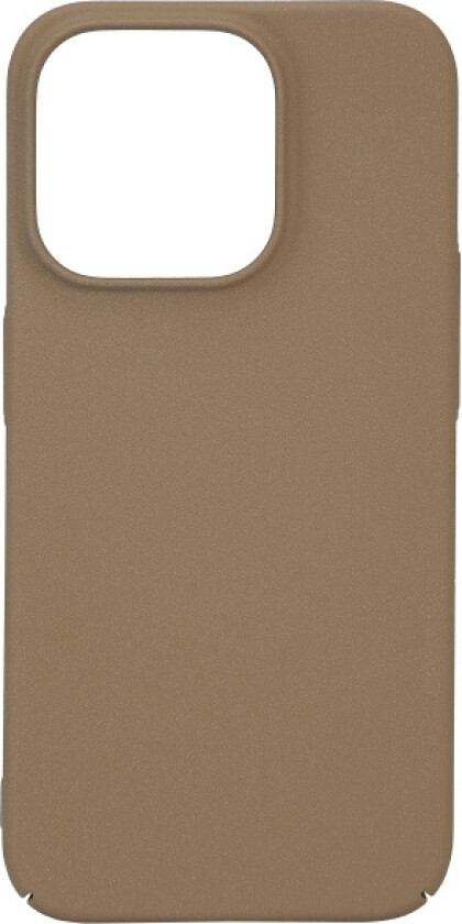 Essentials iPhone 15 Pro sand bursted back cover, beige