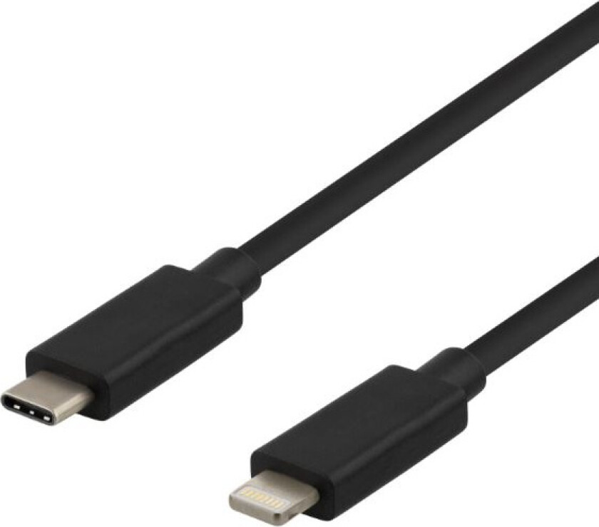 Bilde av moba Cable USB-C - Lightning, 2.4A, 1m, Black
