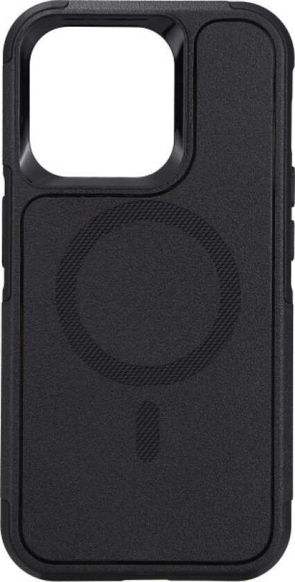 Essentials iPhone 15 Pro rugged case, magnet, black