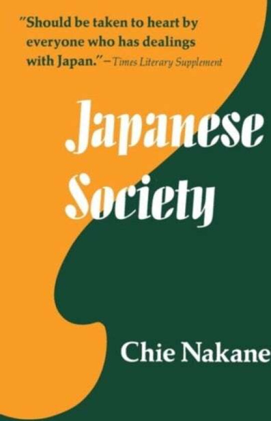 Japanese Society av Chie Nakane