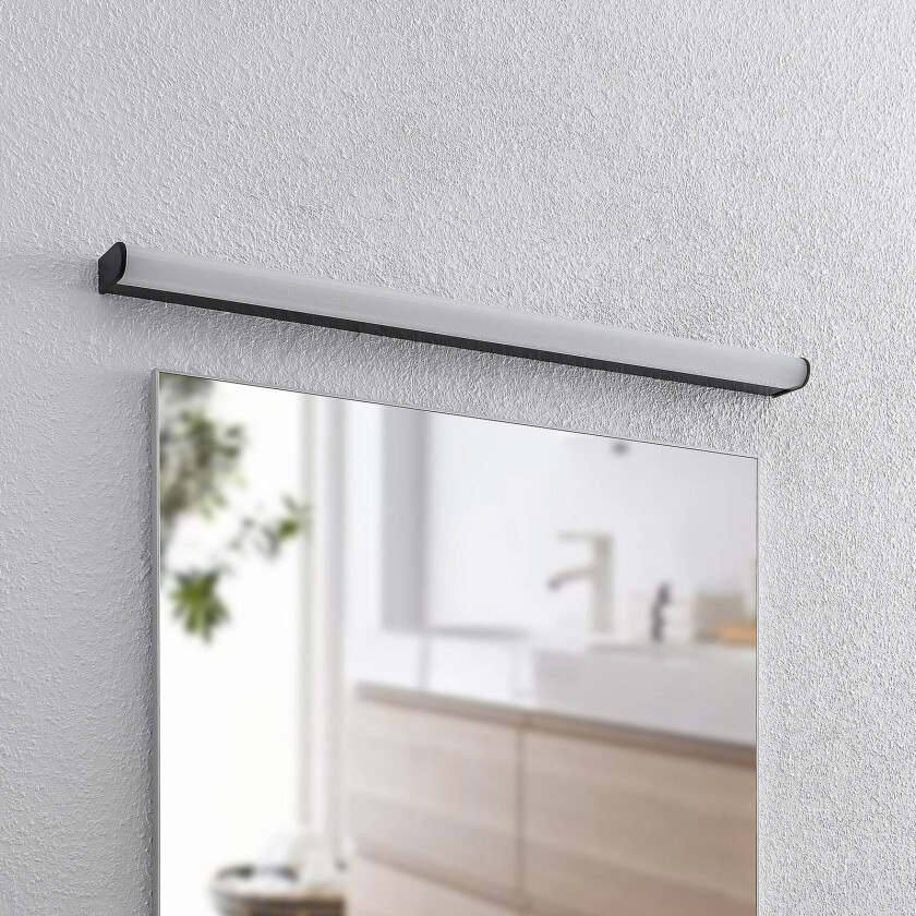 Ulisan LED-vegglampe for bad, rund, 88,8 cm