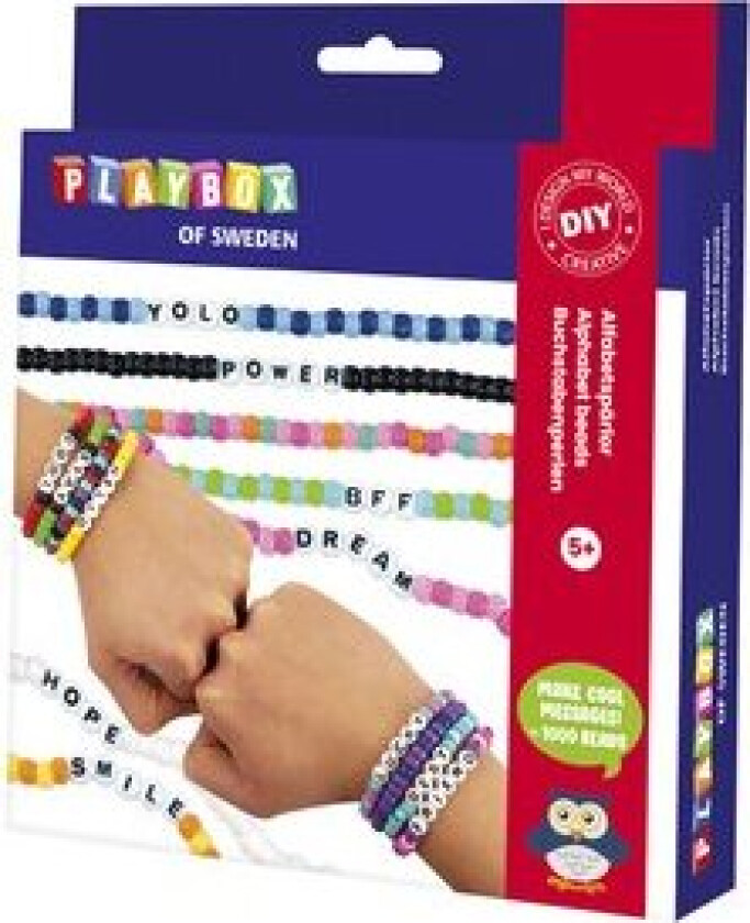 Lag selv-sett Armbånd med Bokstaver