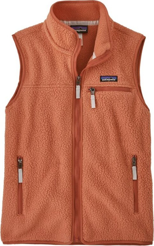 W Retro Pile Vest Sienna Clay XL