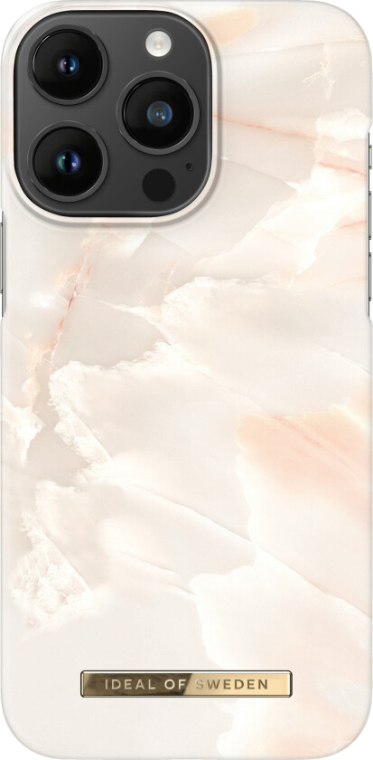 iDeal Of Sweden iPhone 14 Pro Max Fashion Deksel - Rose Pearl Marble