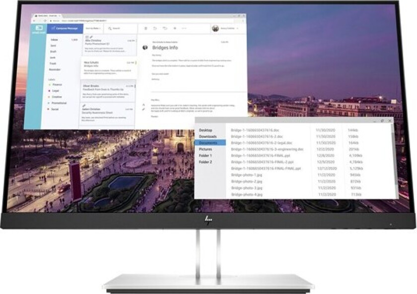 23" HP E23 G4 - 5 ms - Skjerm