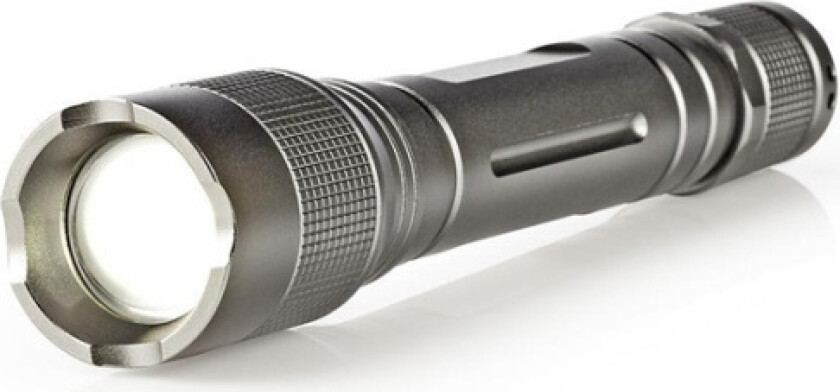 LED lommelykt   Batteri drevet   3 V DC   3 W   2x AA/LR6   Nominell lysfluks: 150 lm   Lysrekkevidde: 120 m   Strålevinkel: 46.1 °