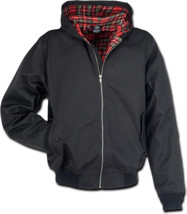 Lord Canterbury Jacket Hooded Black