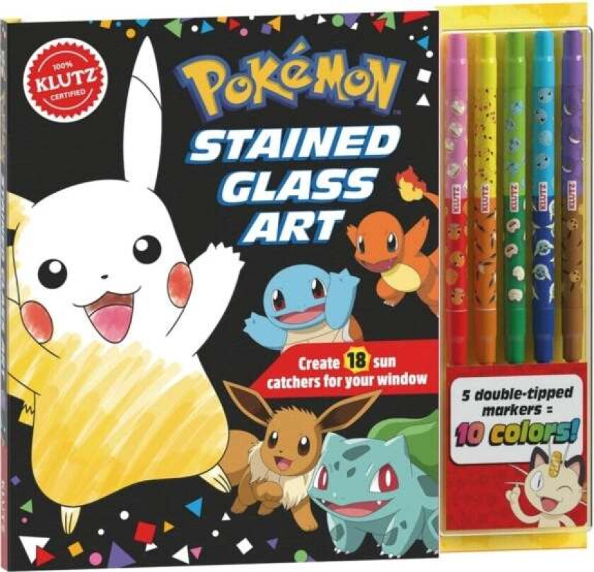 Pokemon Stained Glass av Editors of Klutz