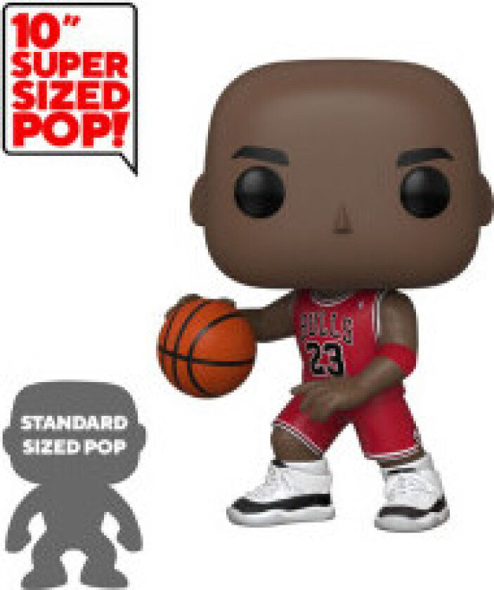 - NBA: Chicago Bulls (Michael Jordan - Red Jersey 25.5cm) POP! Vinyl - Figur