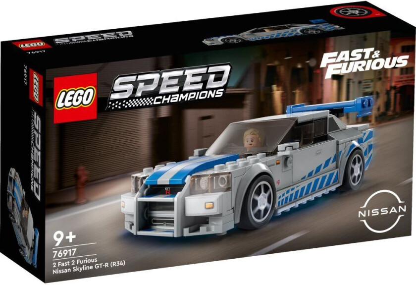 Lego Speed Champions - 2 Fast 2 Furious Nissan Skyline Gt-R (R34) 76917