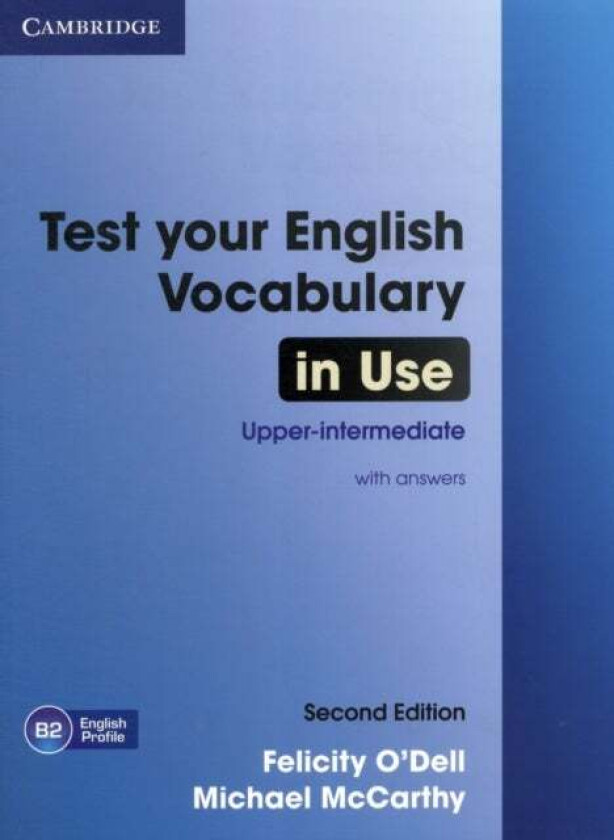 Test Your English Vocabulary in Use Upper-intermediate Book with Answers av Felicity O'Dell, Michael (University of Nottingham) McCarthy
