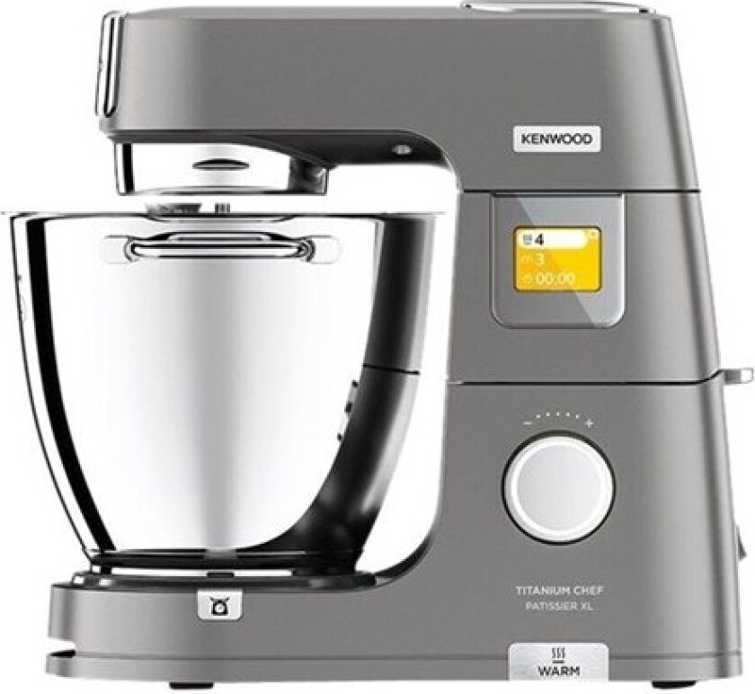 Titanium Chef Patissier XL KWL90.244SI - Blander - 7 liter - 1.4 kW - sølv