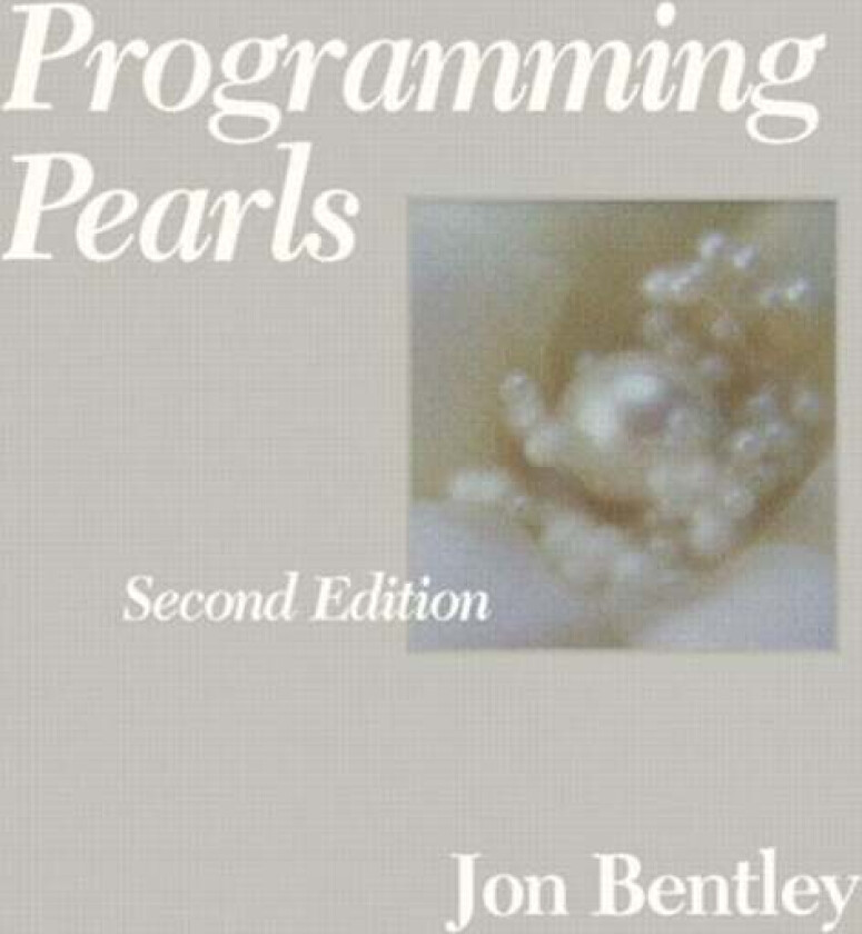 Programming Pearls av Jon Bentley