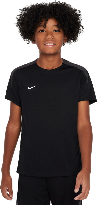 Dri-FIT Strike24 Short Sleeve Top, fotballtrøye, junior BLACK/BLACK/ANTHRACI