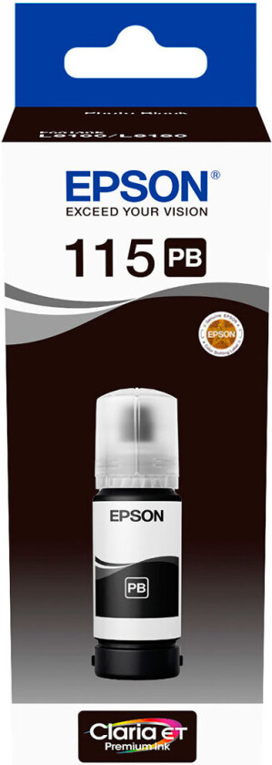 EcoTank 115 - Photo Black Ink - Blekkrefill Foto-sort