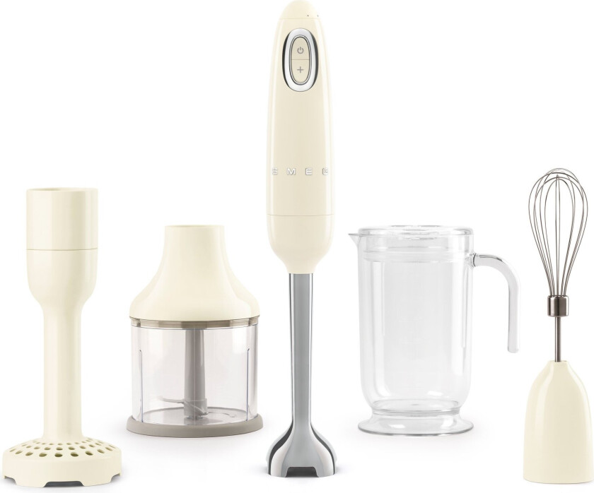 SMEG Hand blender with accessories Creme