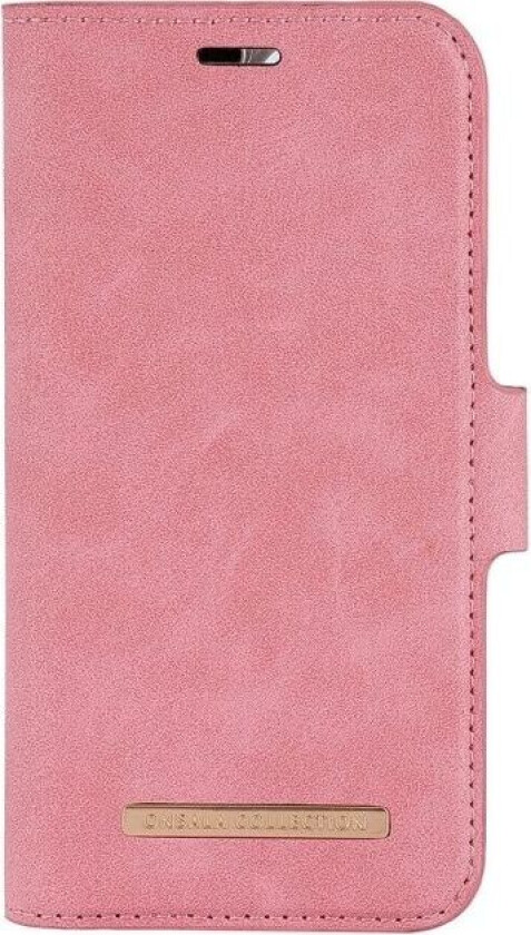 GEAR iPhone 13 Mini ONSALA Fashion Collection PU Skinn Flipdeksel med Magnet & Lommebok - Dusty Pink