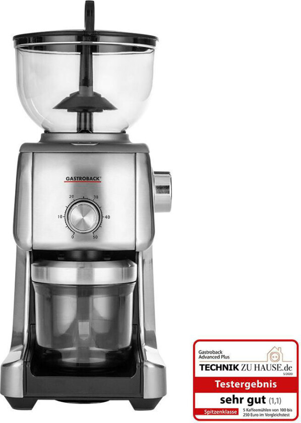Gastroback Design Advanced Plus 130 W Sort, Rustfritt stål