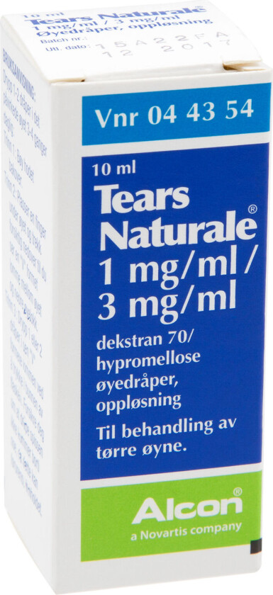 Naturale øyedråper, 10 ml.