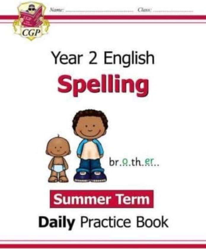 Ks1 Spelling Year 2 Daily Practice Book: Summer Term Av Cgp Books