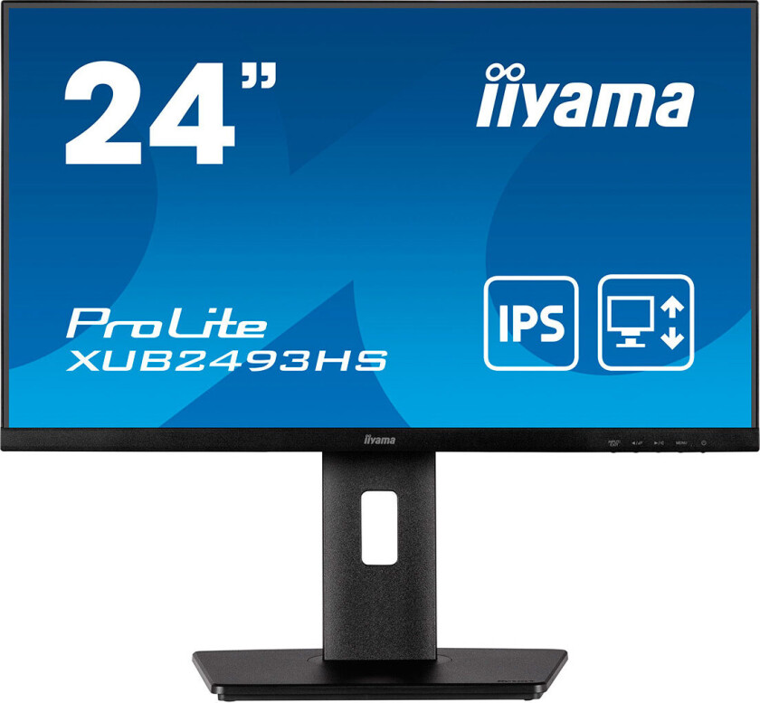 24" iiyama ProLite XUB2493HS-B5 - LED monitor - Full HD (1080p) - 24" - 4 ms - Skjerm