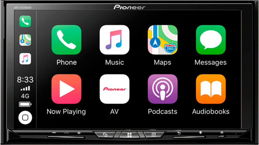 AVH-Z9200DAB - DVD-receiver - display - 7 - berøringsskjerm - enhet i instrumentbordet - Double-DIN - 50 watt x 4