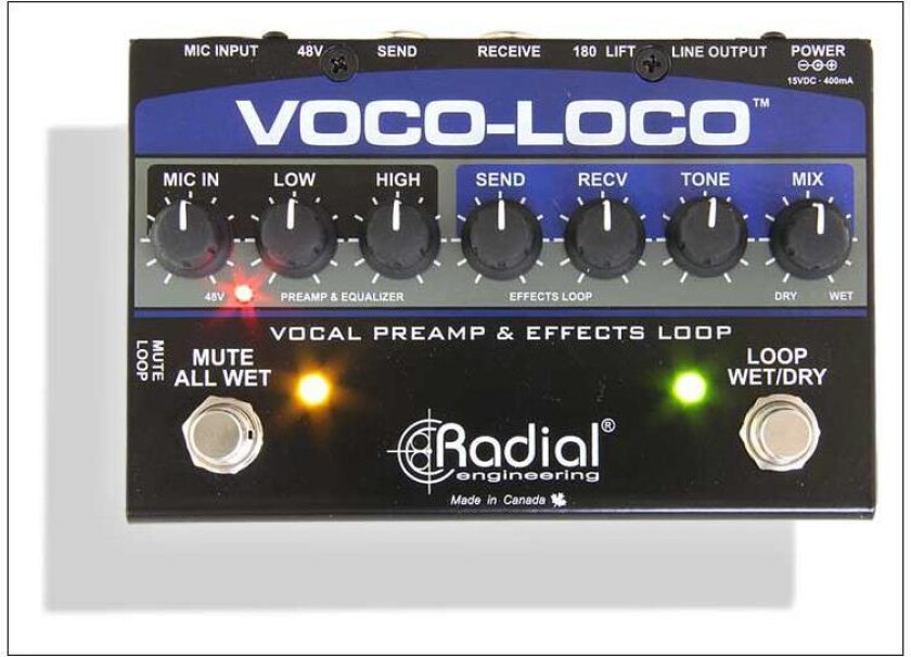 Voco-Loco Effects Switcher for Vocals and Instruments