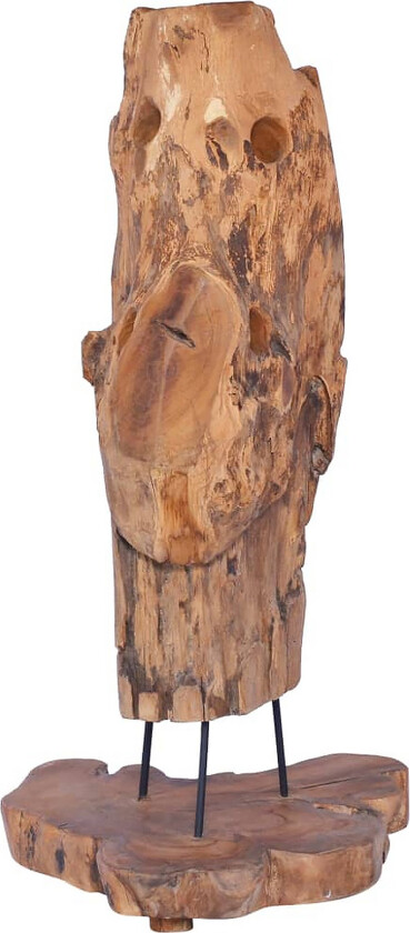 Vinstativ til 8 flasker 40x30x80 cm heltre teak