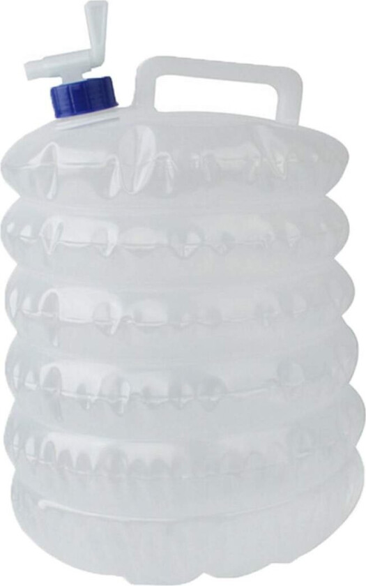 Vannbeholder med kran, sammenleggbar - 10 L