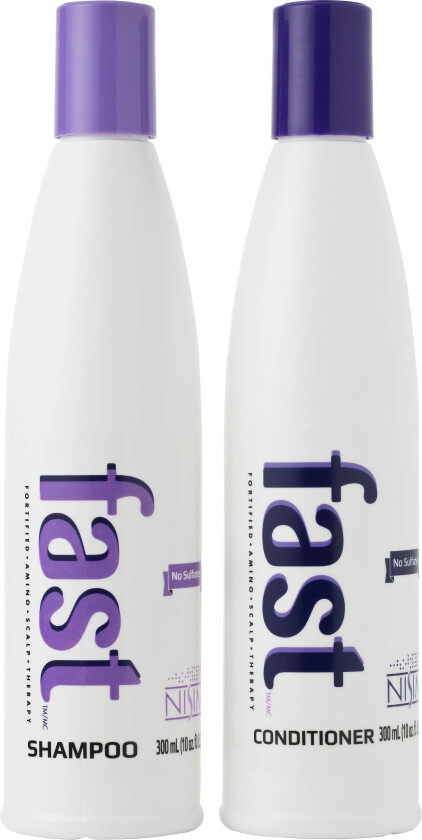 Fast Shampoo & Conditioner, 2 x 300 ml