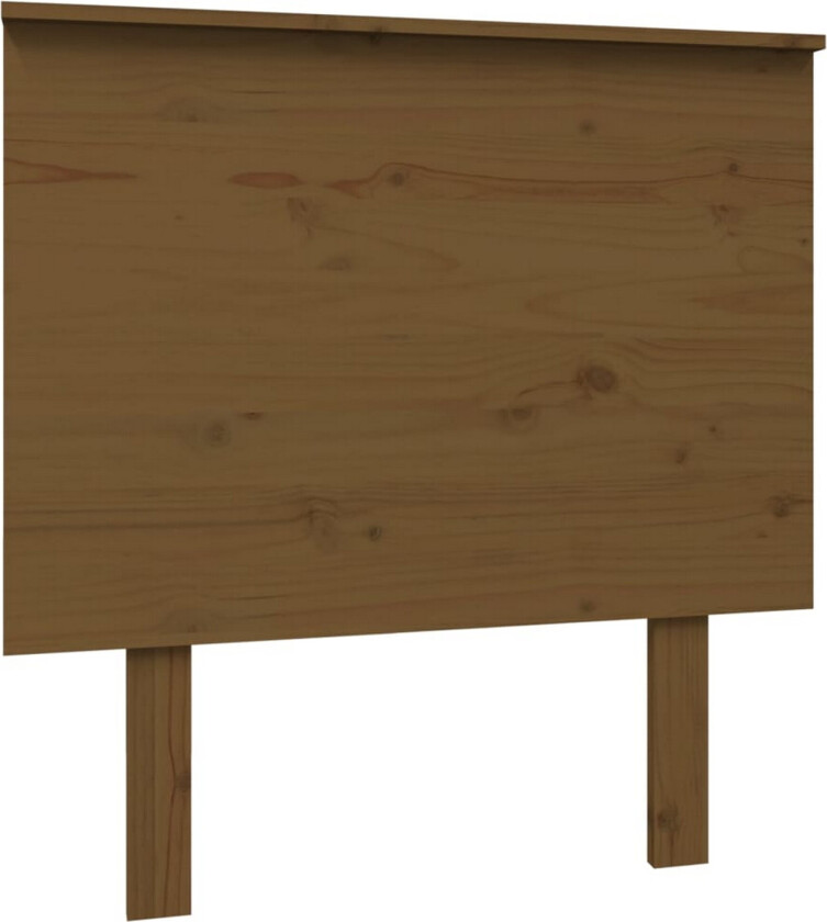 Sengegavl honningbrun 79x6x82,5 cm heltre furu