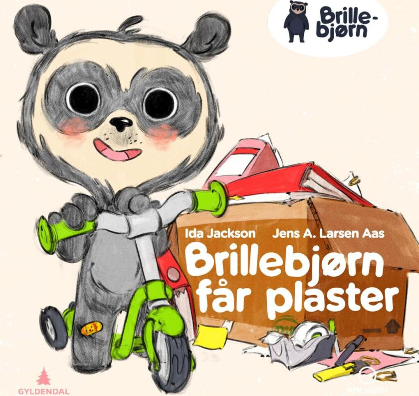 Brillebjørn får plaster av Ida Jackson
